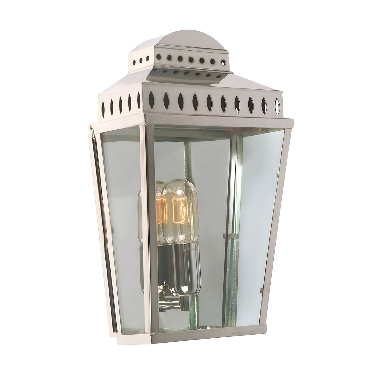 Mansion House 1 Light Wall Lantern - Polished Nickel