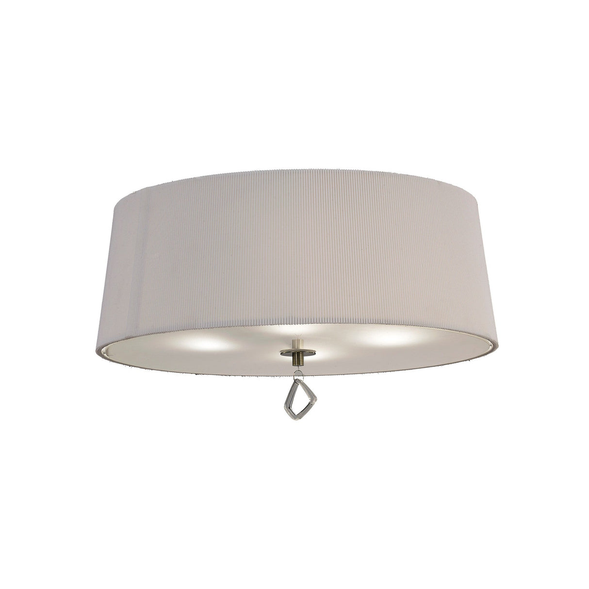 Mara 4 Light Flush Ceiling Light - Ivory White