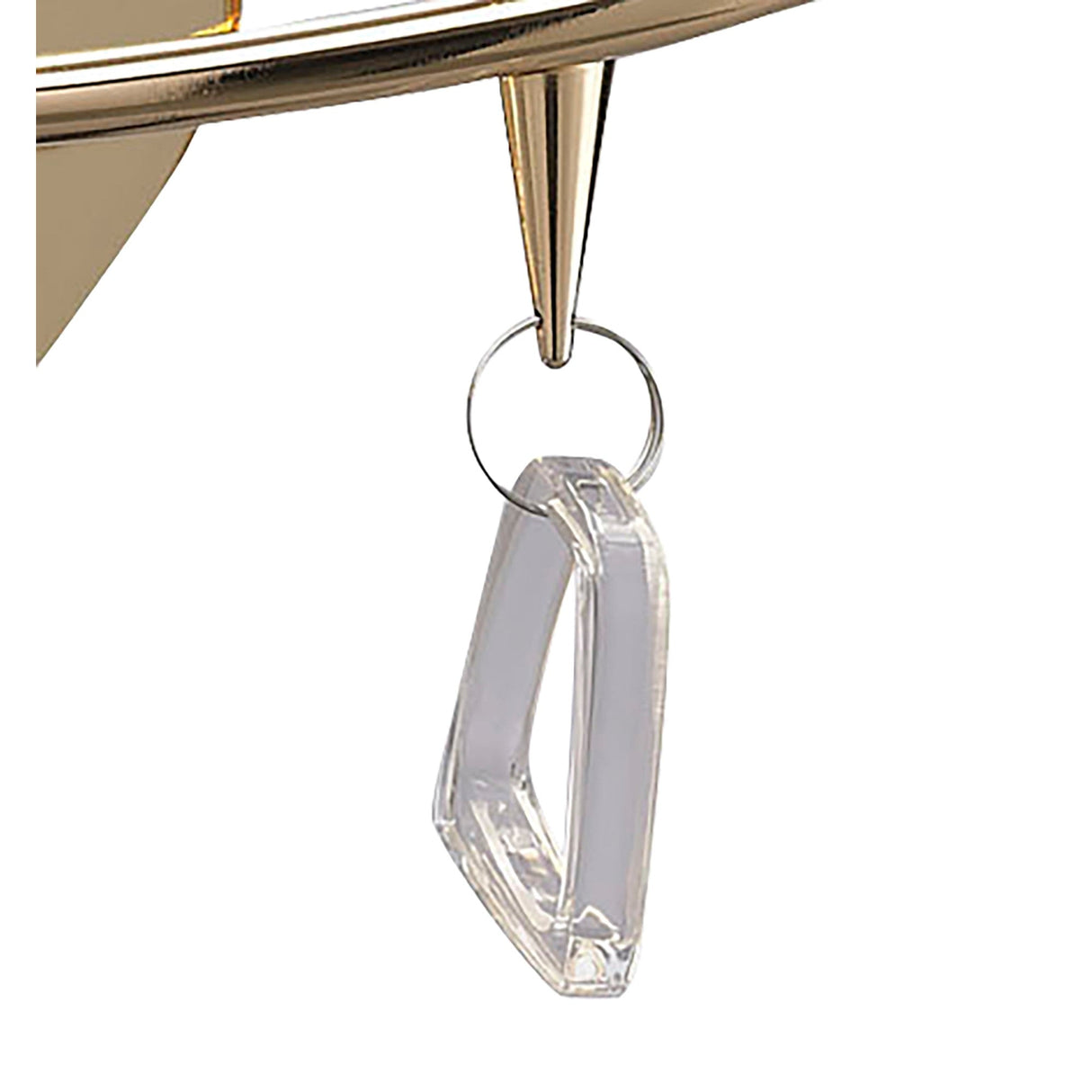 Mara 2 Light Wall Light With Switch - Gold With Ivory White Shade