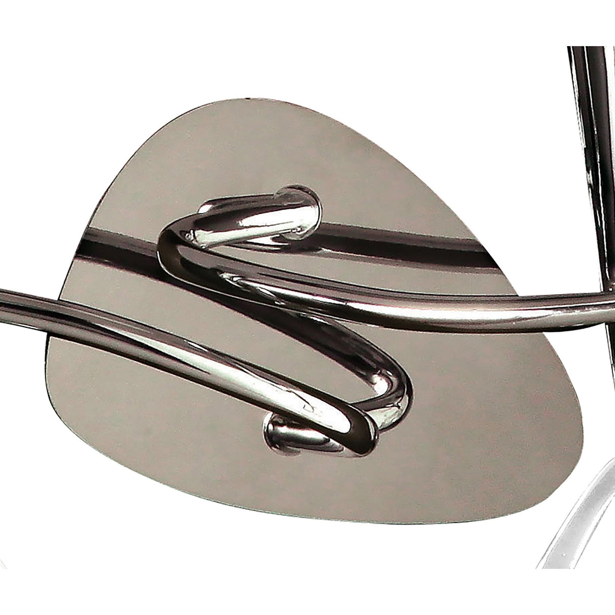 Mara 2 Light Wall Light With Switch - Chrome With Ivory White Shade