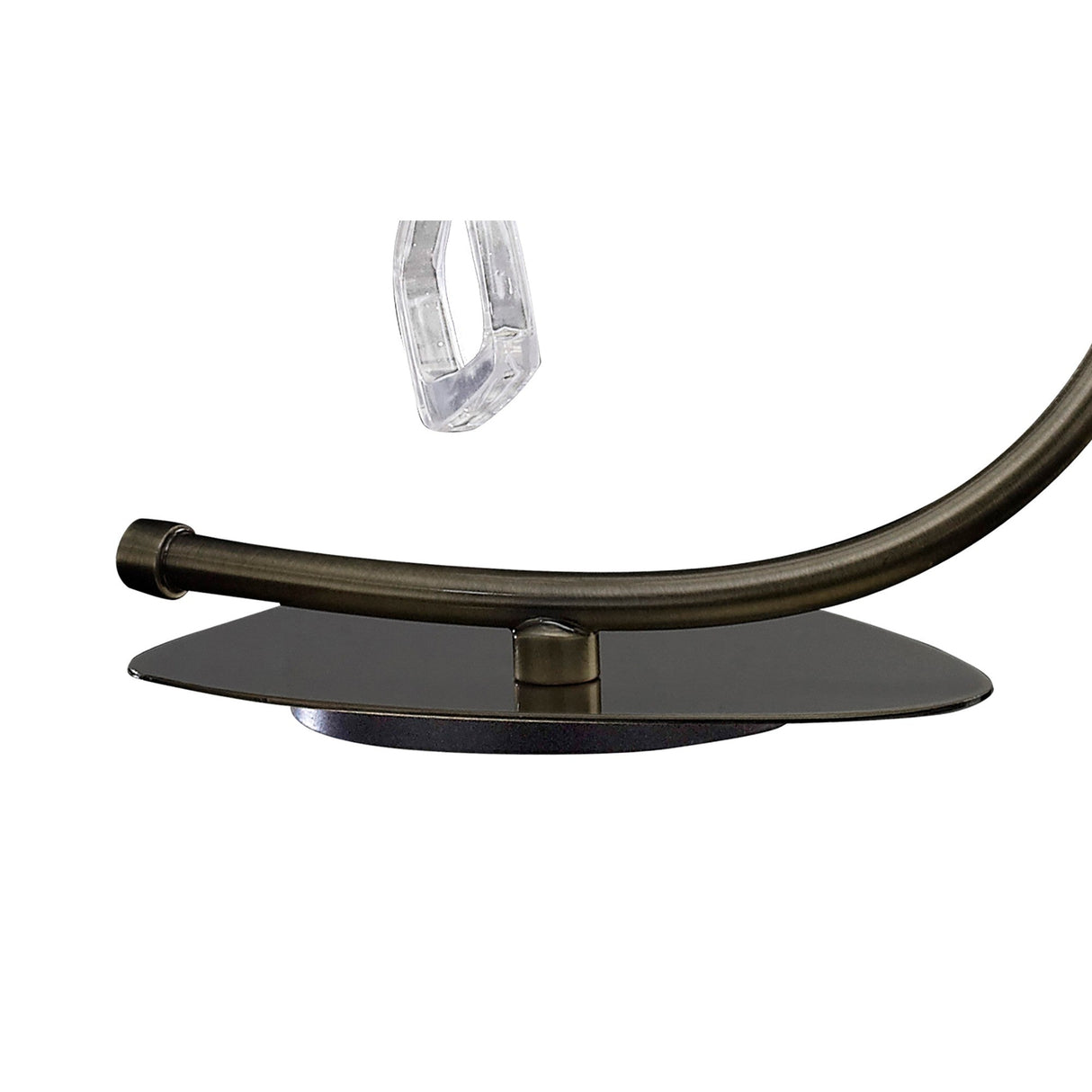 Mara Small 1 Light Table Lamp - Brass With Ivory White Shade