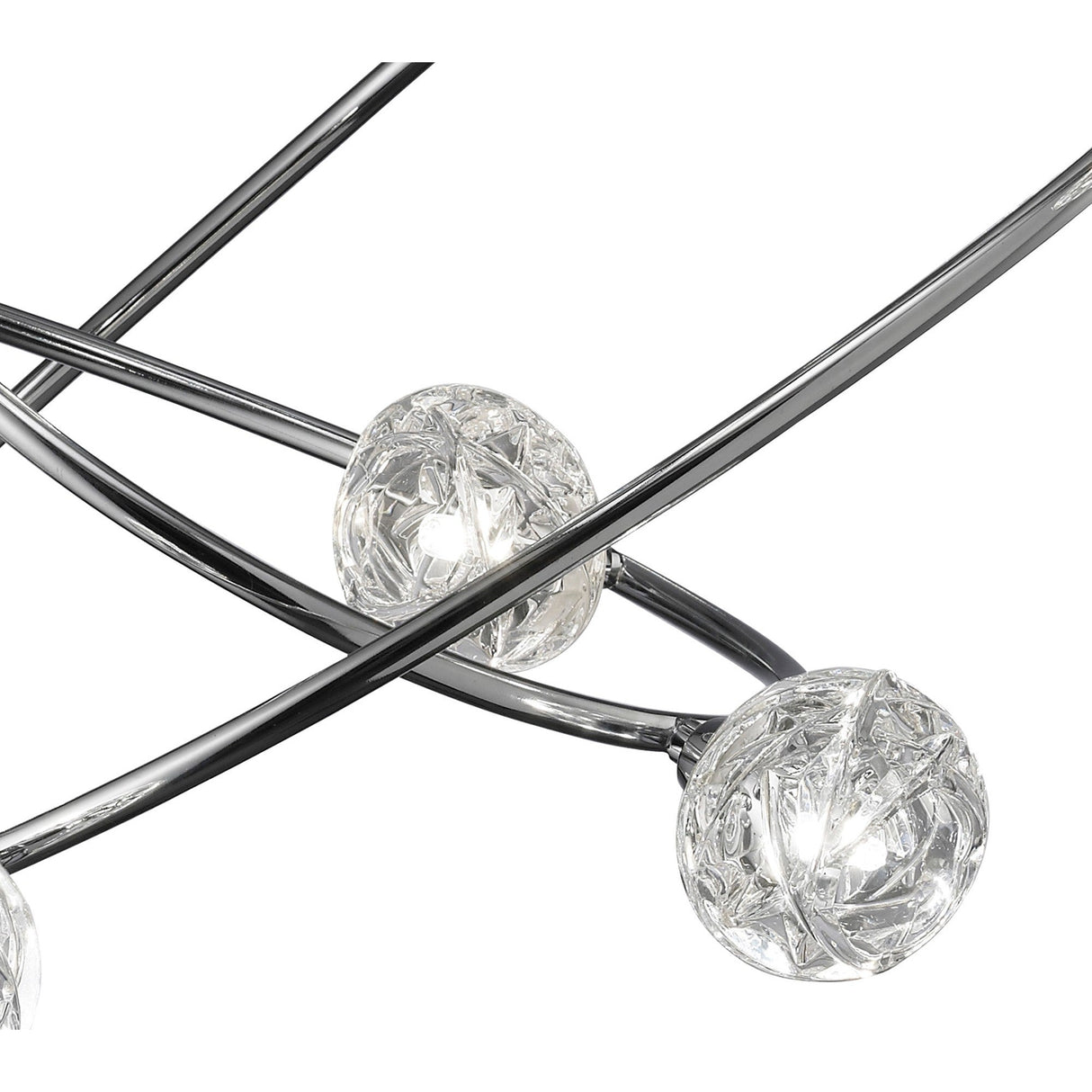 Maremagnum 8 Light Semi-Flush Ceiling Light – Polished Chrome