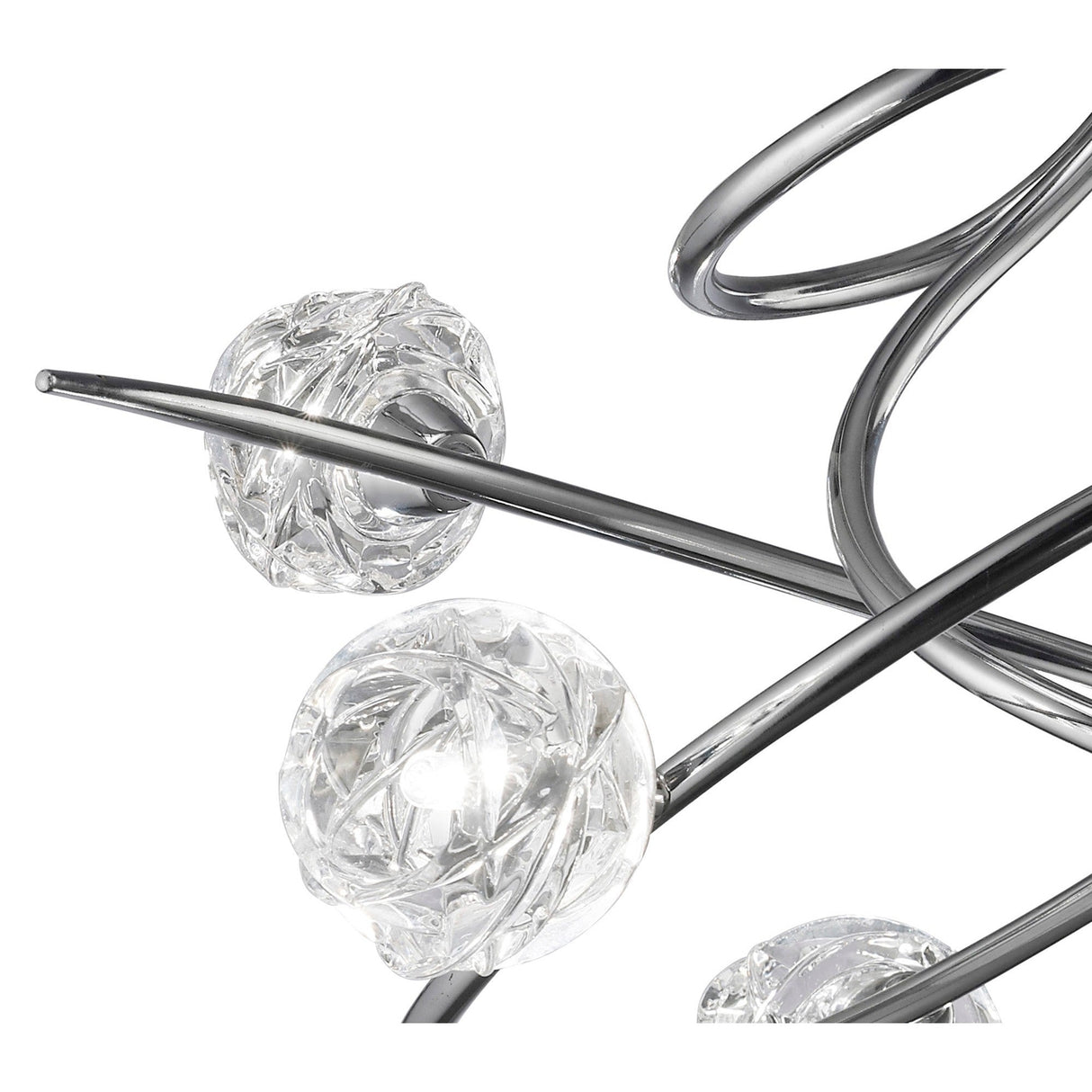 Maremagnum 6 Light Semi-Flush Ceiling Light – Polished Chrome