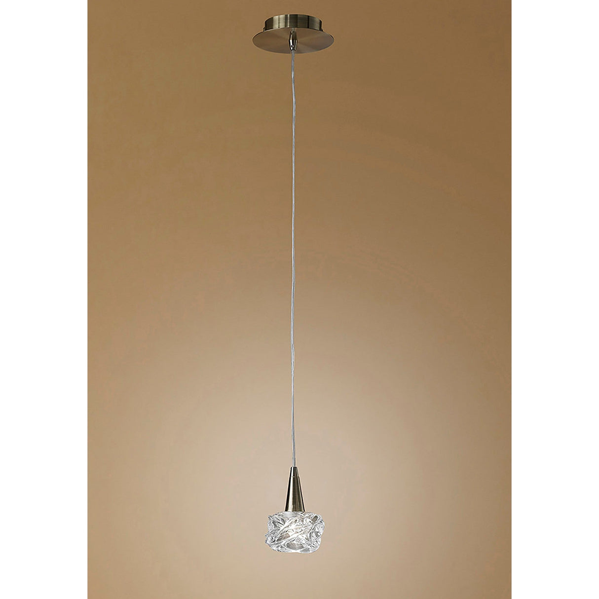 Maremagnum 12cm 1 Light Pendant Light - Antique Brass