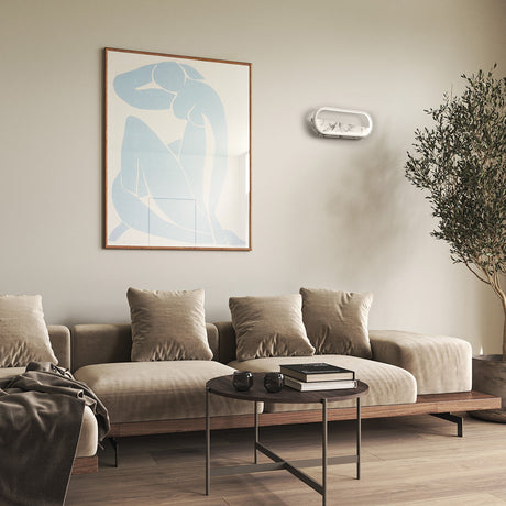 Marmol LED Wall Light 20W 3000K - White Marble/White