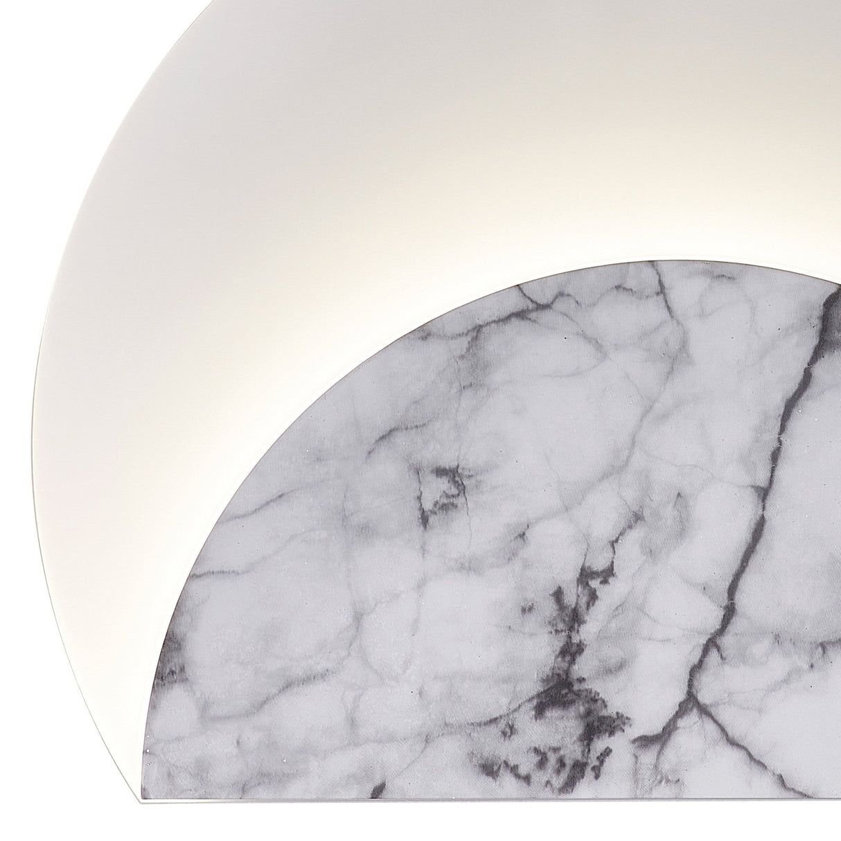 Marmol LED Wall Light 12W 3000K - White Marble/White