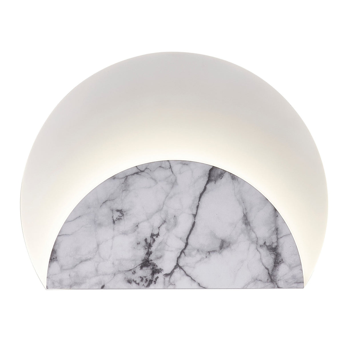 Marmol LED Wall Light 12W 3000K - White Marble/White