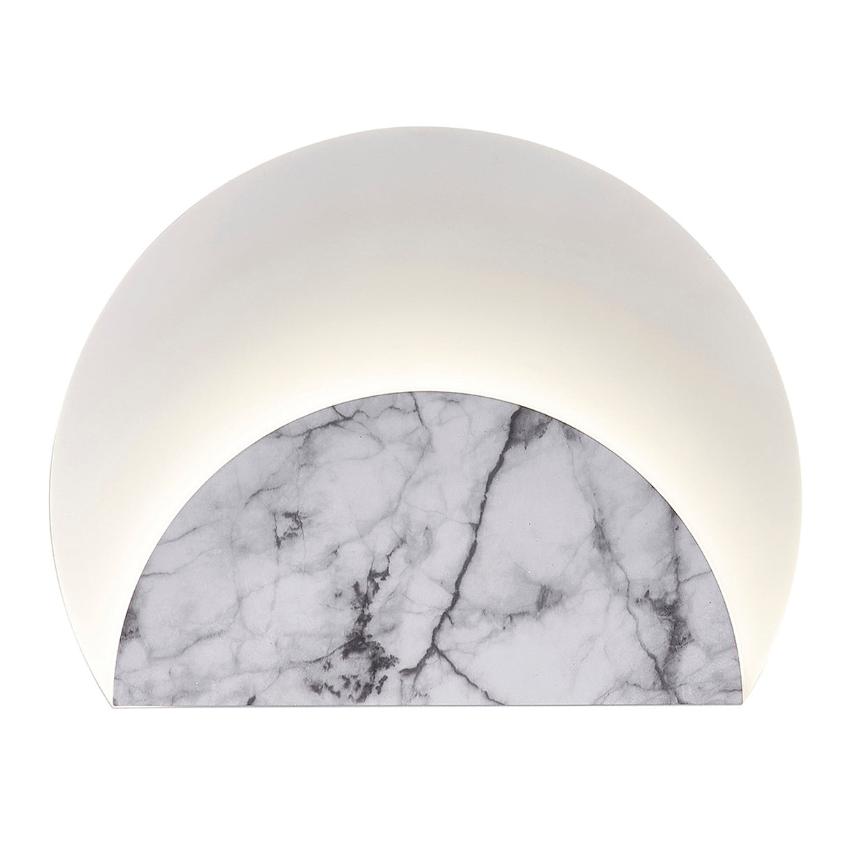 Marmol LED Wall Light 12W 3000K - White Marble/White