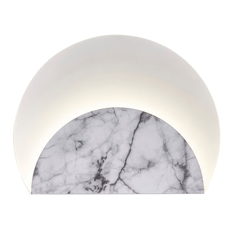 Marmol LED Wall Light 12W 3000K - White Marble/White