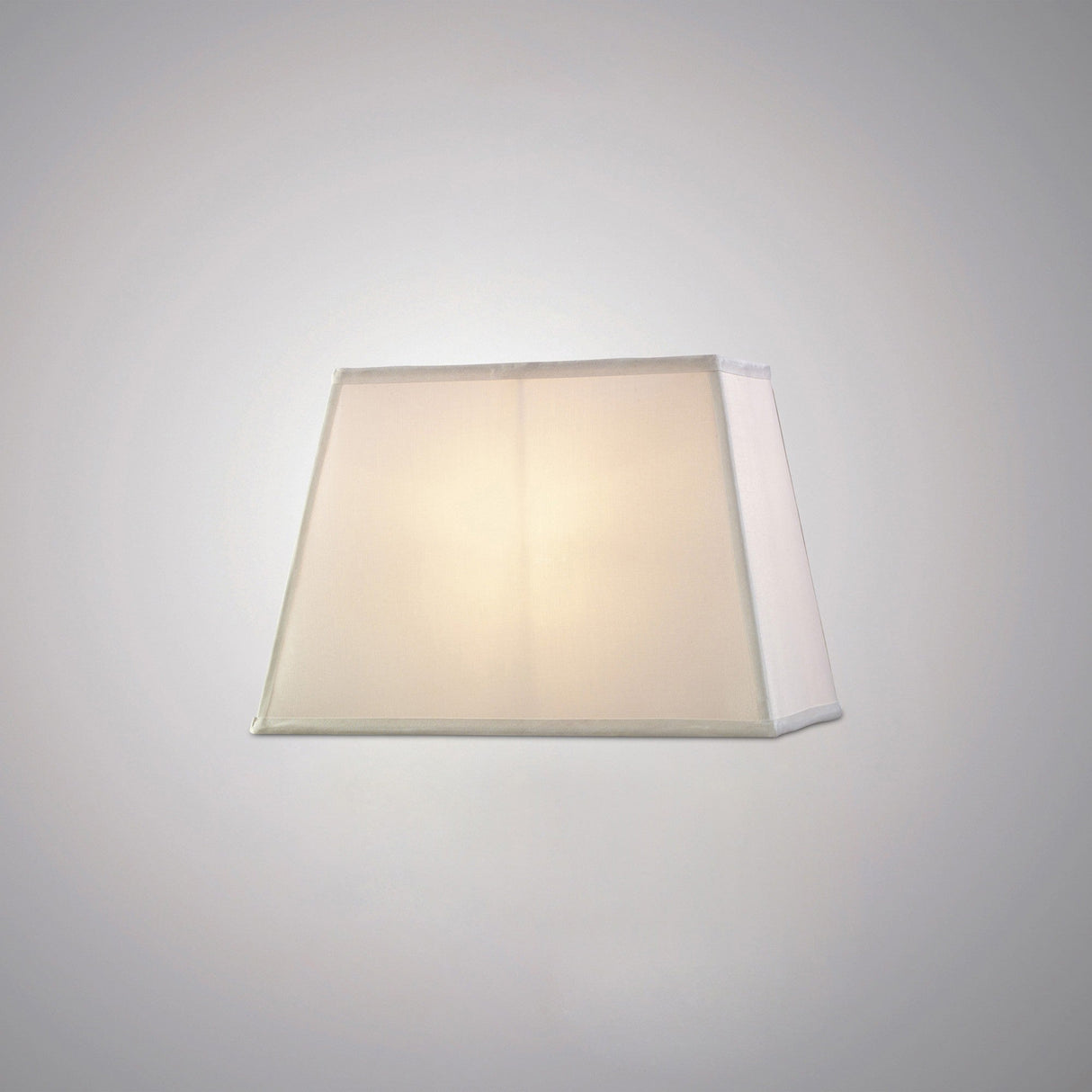 Maxine Rectangular Lampshade - White, 27/36cm x 24cm