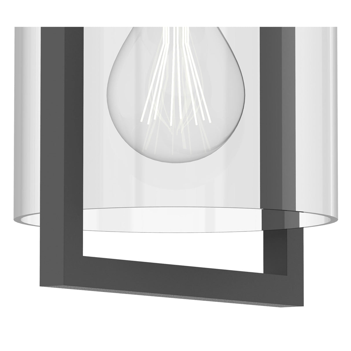 Maya 1 Light Large Outdoor Wall Light - Anthracite