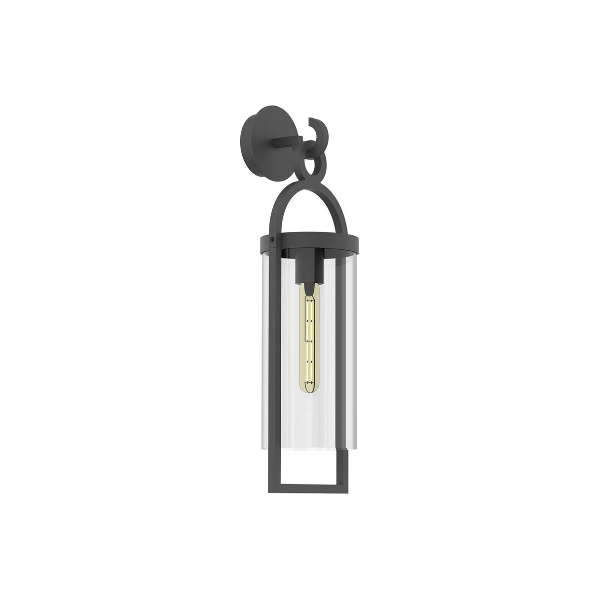Maya 1 Light Small Outdoor Wall Light - Anthracite