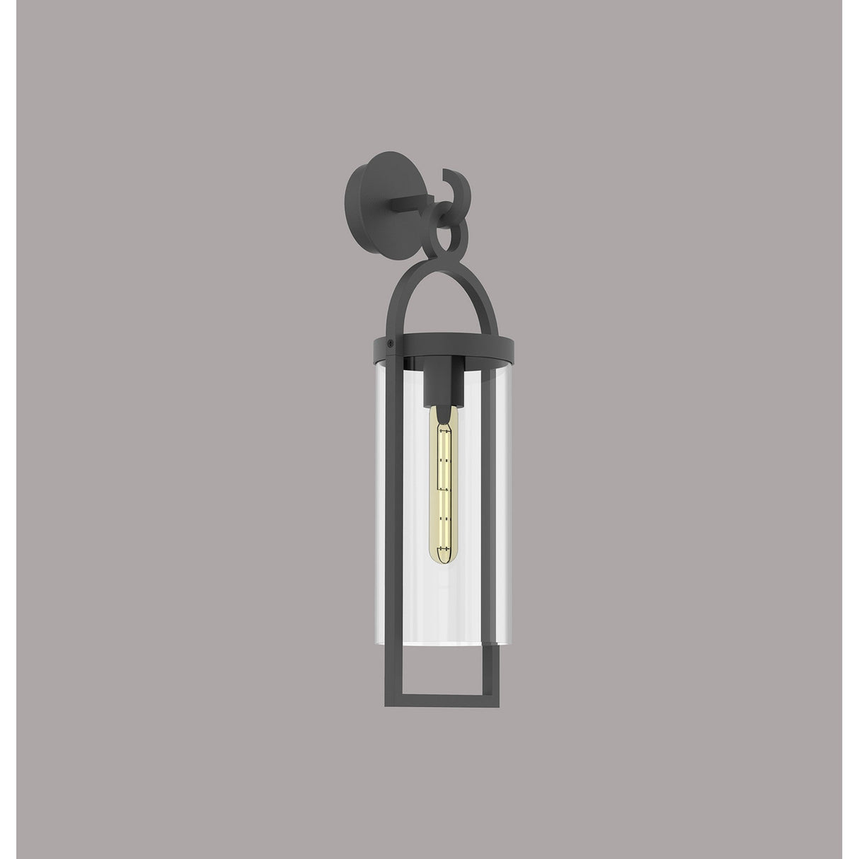 Maya 1 Light Small Outdoor Wall Light - Anthracite