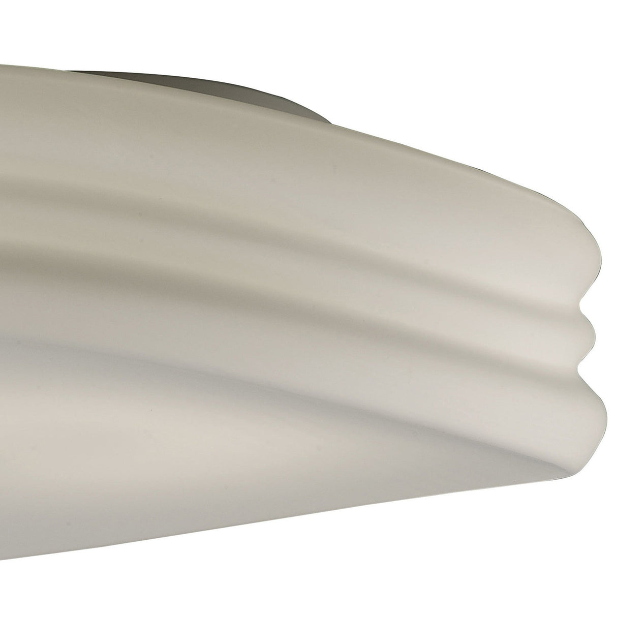 Mediterraneo 3 Light Glass Wall/Flush Ceiling Light - White