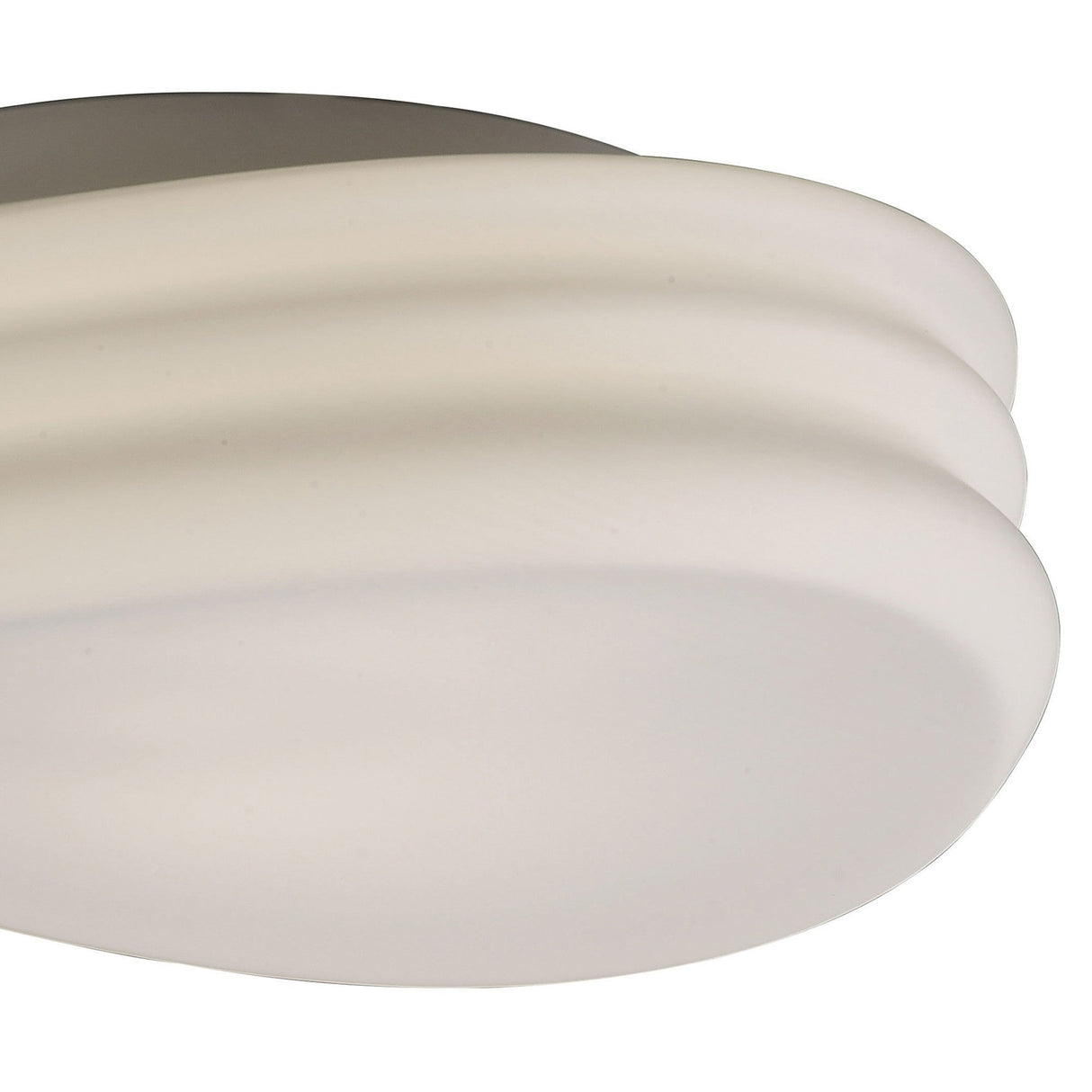 Mediterraneo 2 Light Glass Wall/Flush Ceiling Light - White