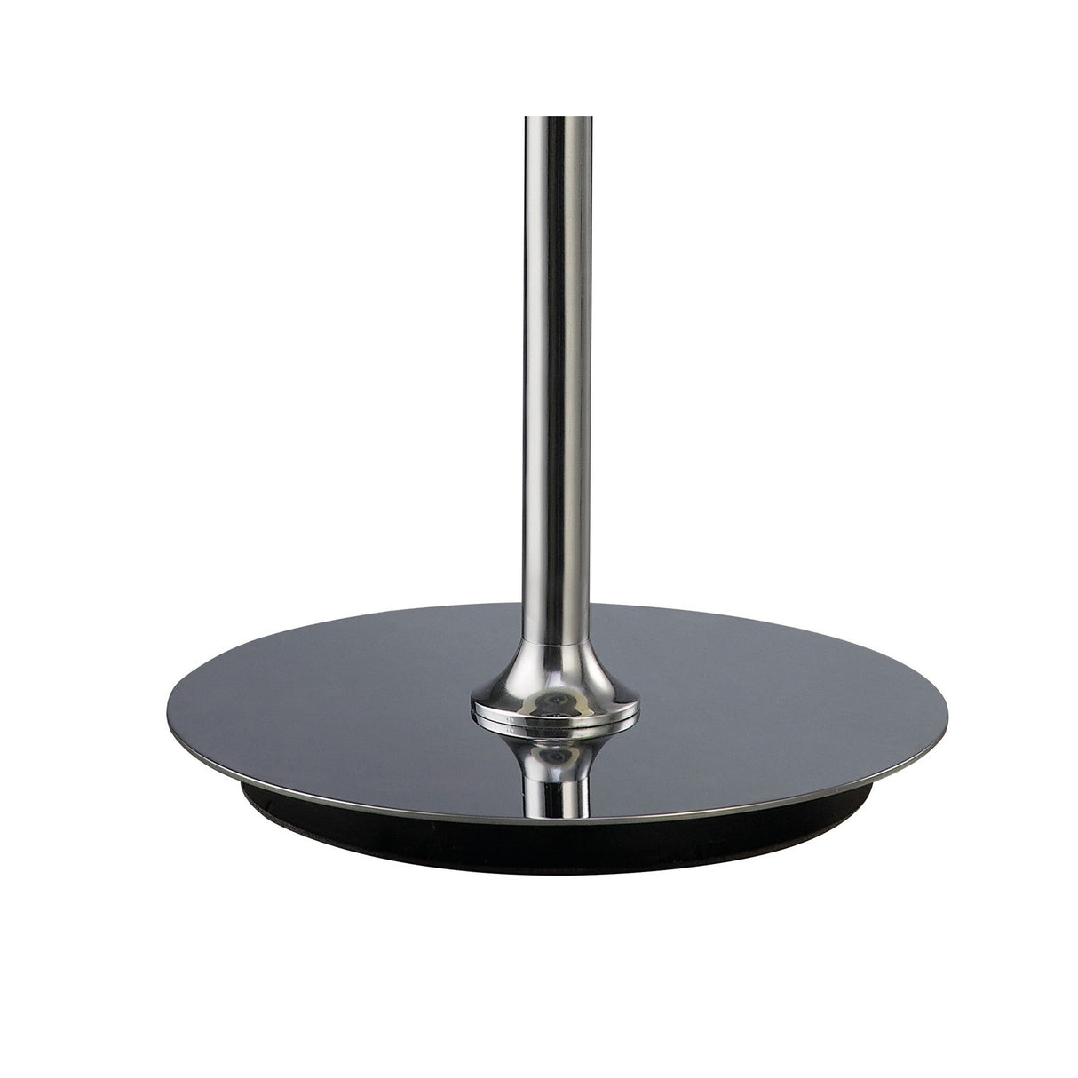 Mediterraneo Large 2 Light Frosted Glass Table Lamp - Chrome