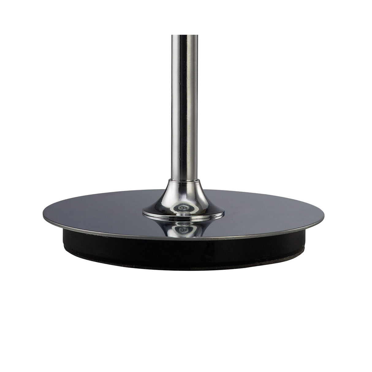 Mediterraneo Small 2 Light Frosted Glass Table Lamp - Chrome