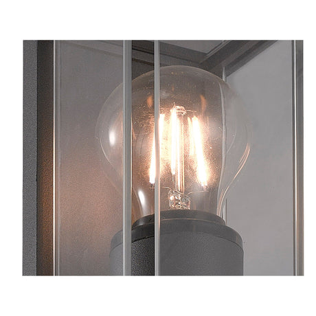 Meribel 1 Light Outdoor Wall Light - Graphite