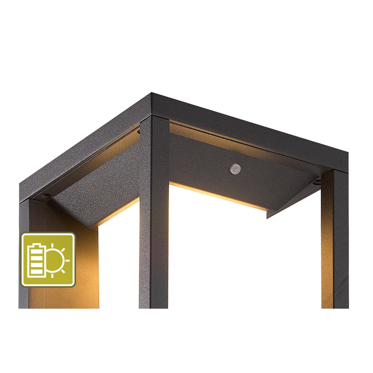 Meribel LED Solar/Sensor Outdoor Wall Lamp - Graphite