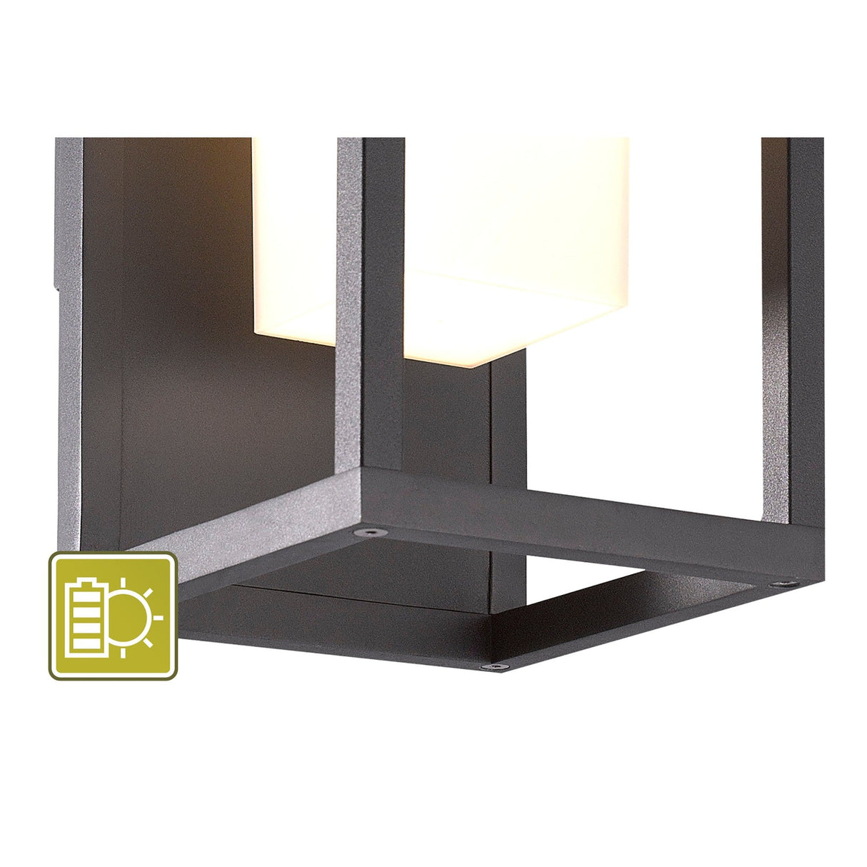 Meribel LED Solar/Sensor Outdoor Wall Lamp - Graphite