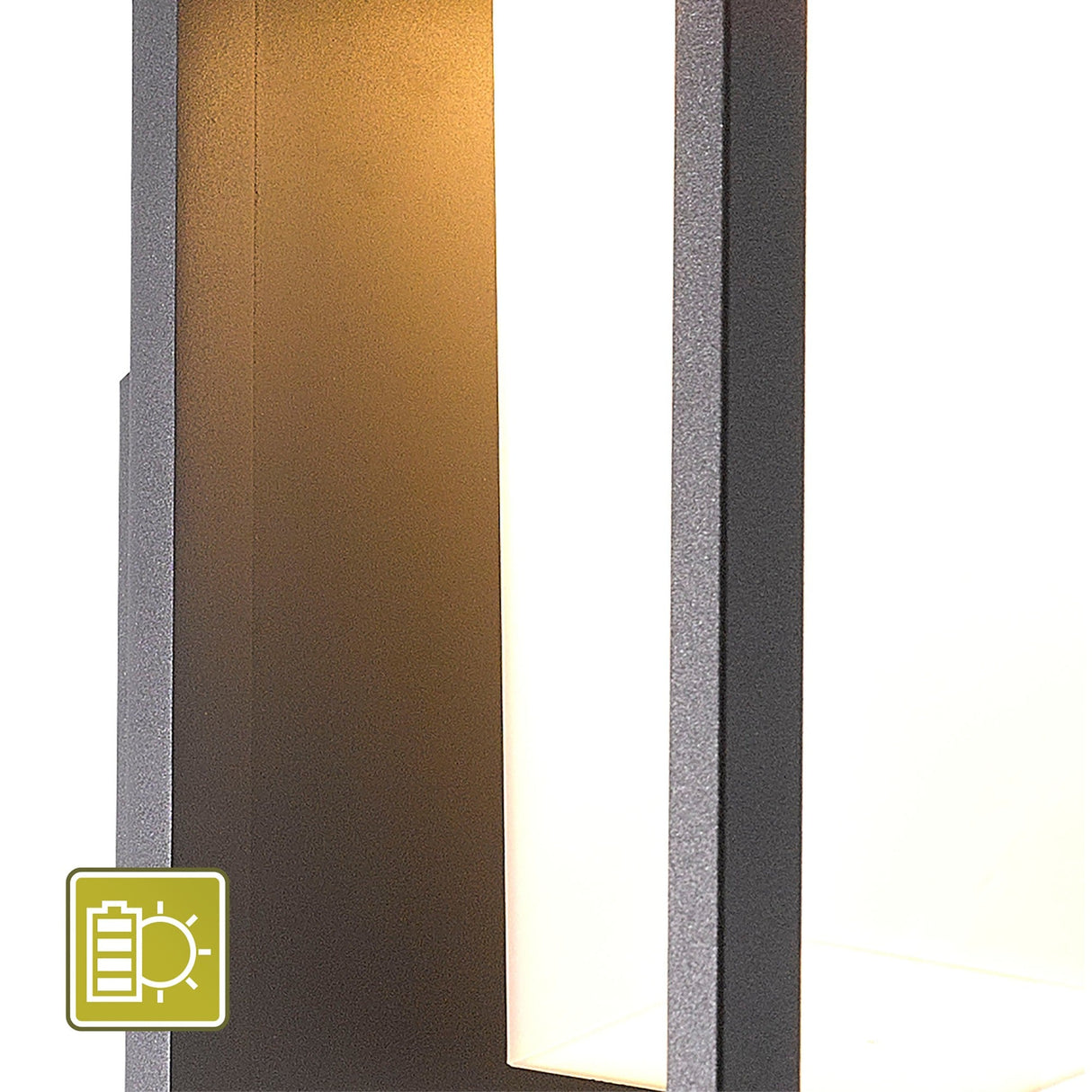 Meribel LED Solar/Sensor Outdoor Wall Lamp - Graphite