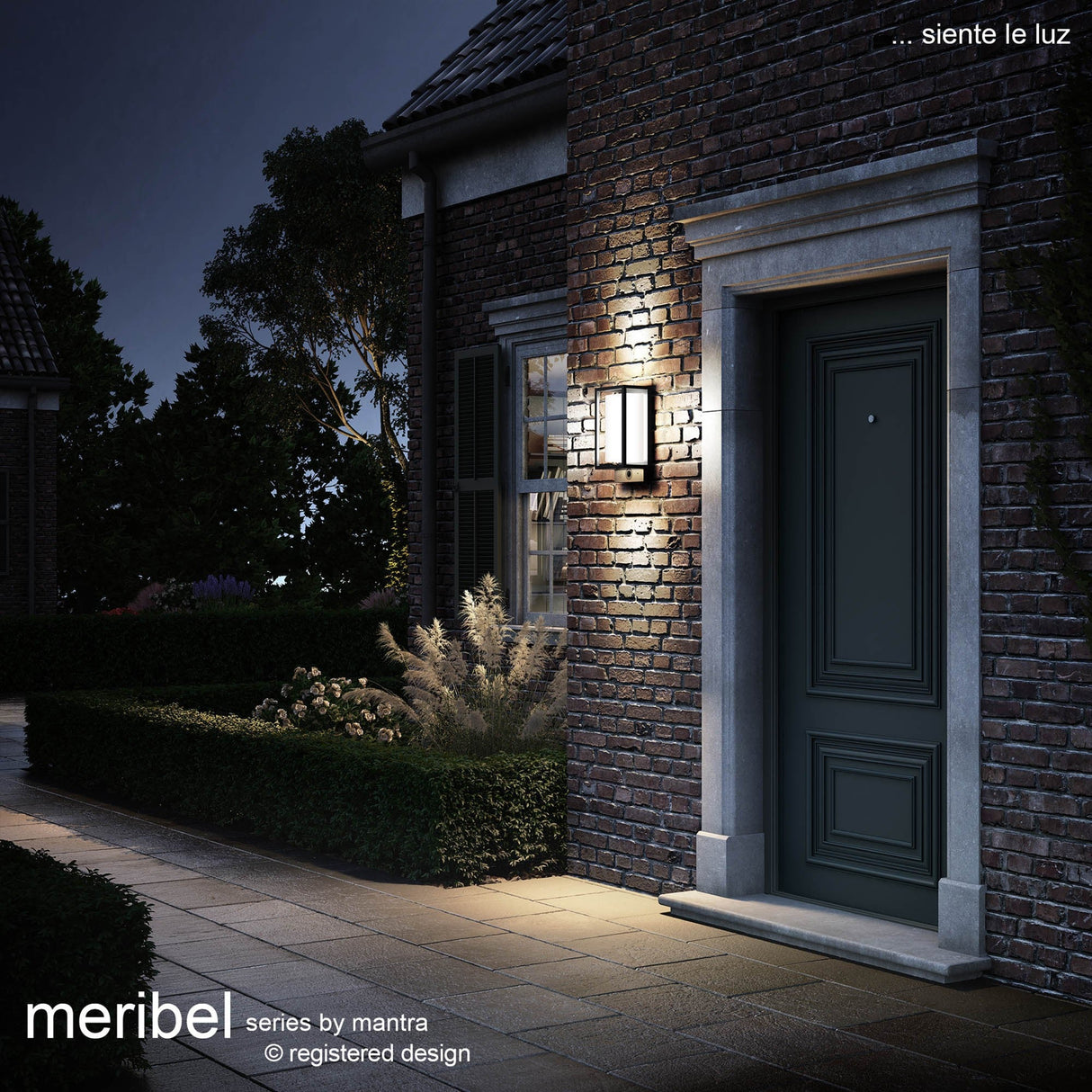 Meribel Camera WiFi CCT Outdoor LED Wall Light - Graphite