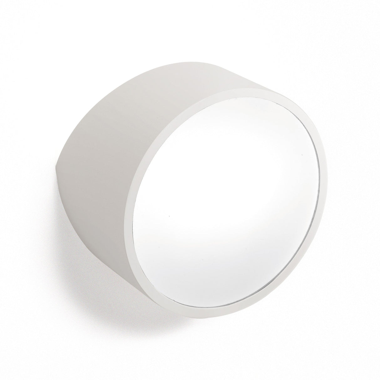 Mini Round 2 Light Outdoor Wall Light – Matt White