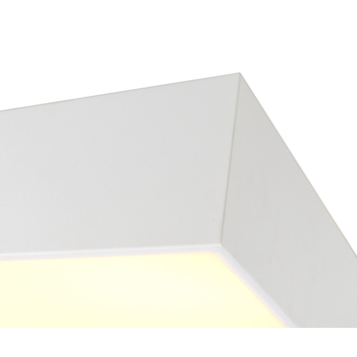 Mini 5 Light Square Flush Ceiling Light - White
