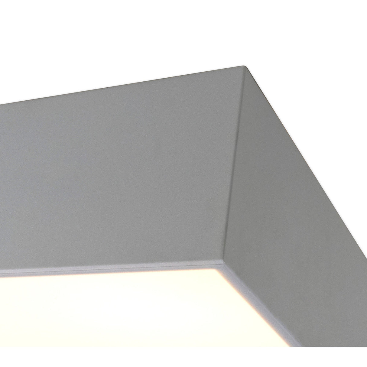 Mini 5 Light Square Flush Ceiling Light - Silver