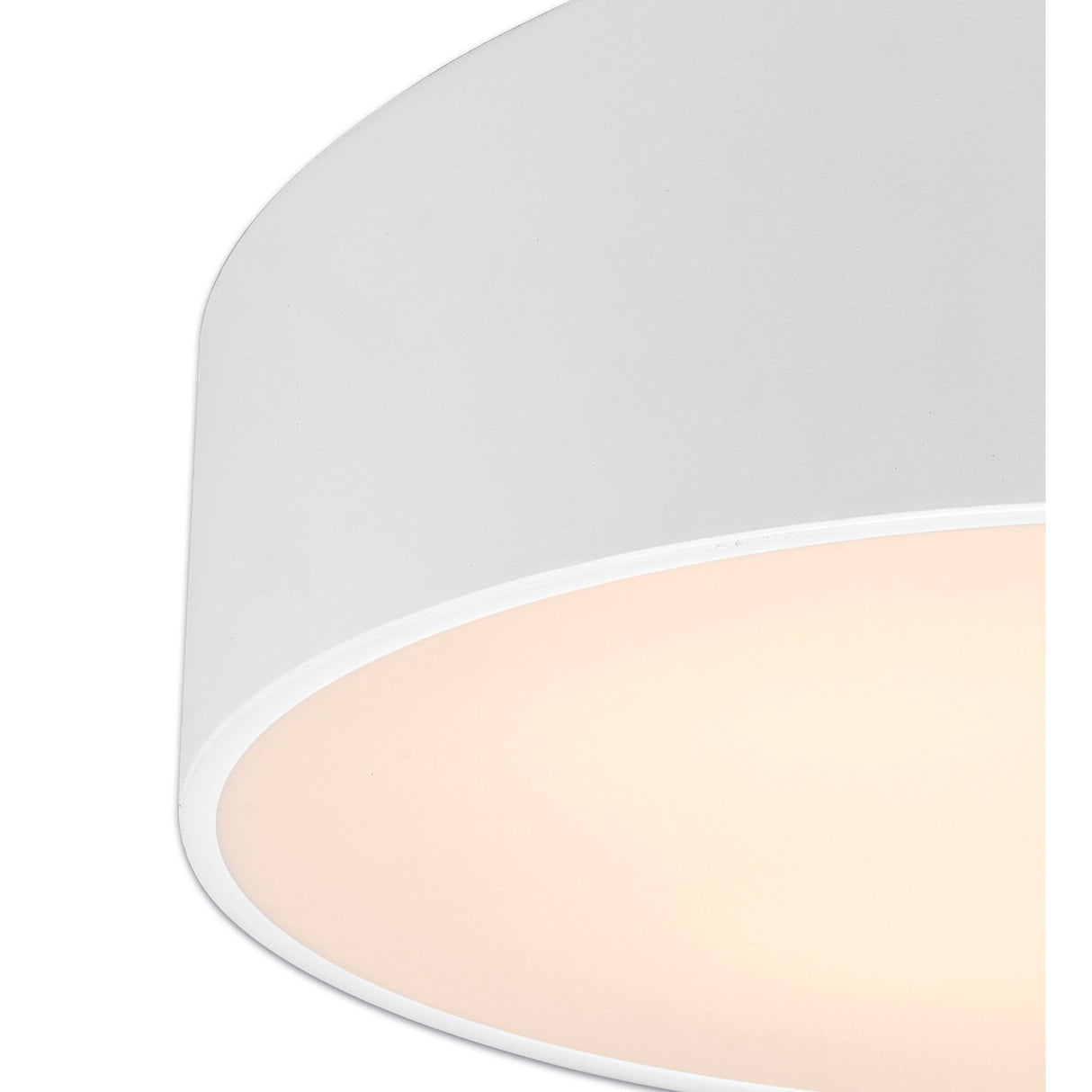 Mini 5 Light Round Flush Ceiling Light - White