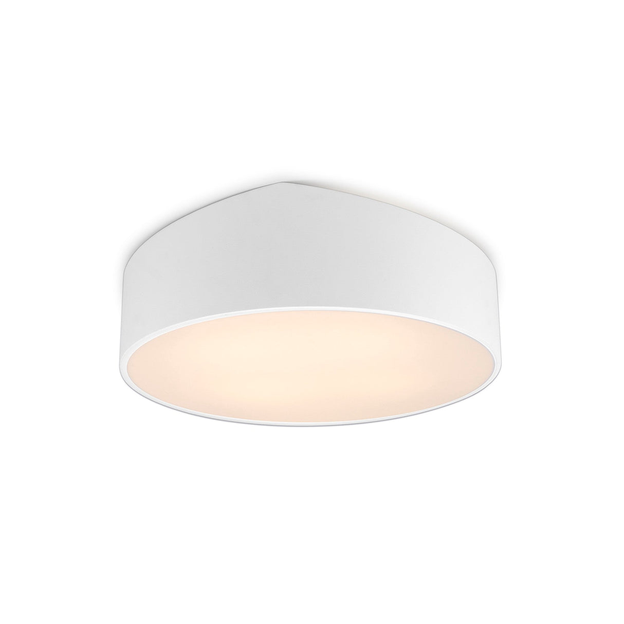 Mini 5 Light Round Flush Ceiling Light - White