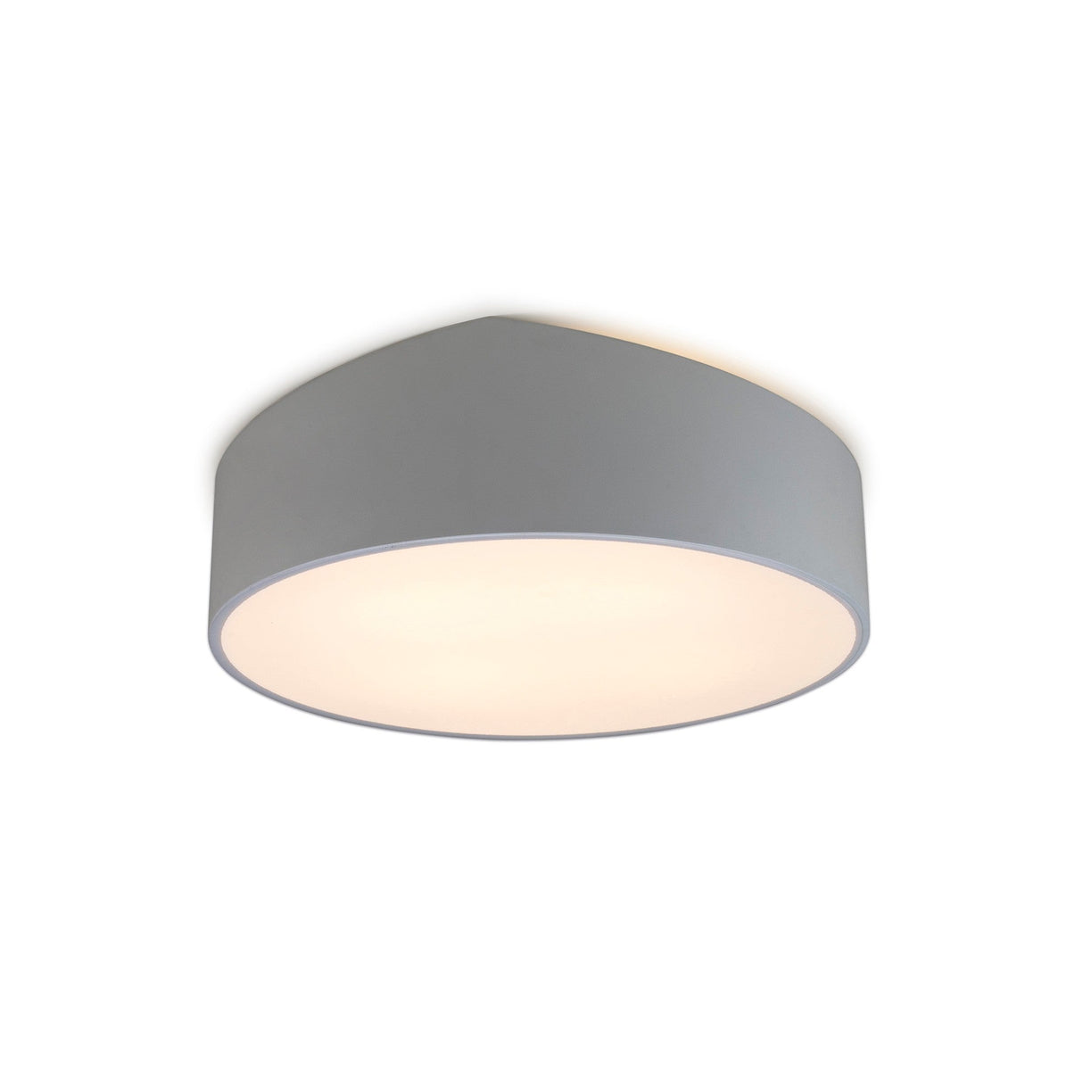 Mini 5 Light Round Flush Ceiling Light - Silver