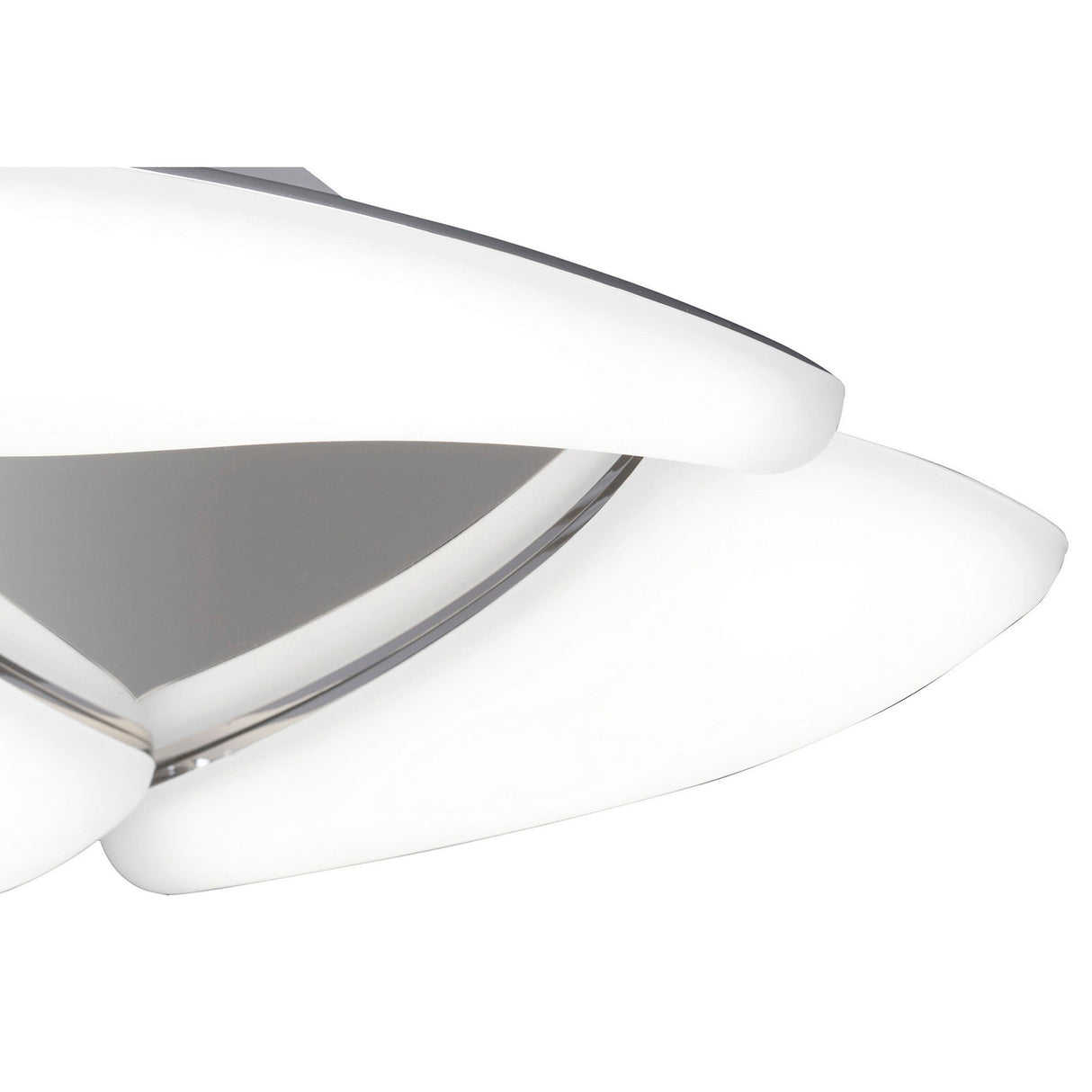 Mistral LED Flush Ceiling Light 18W 3000K - Polished Chrome