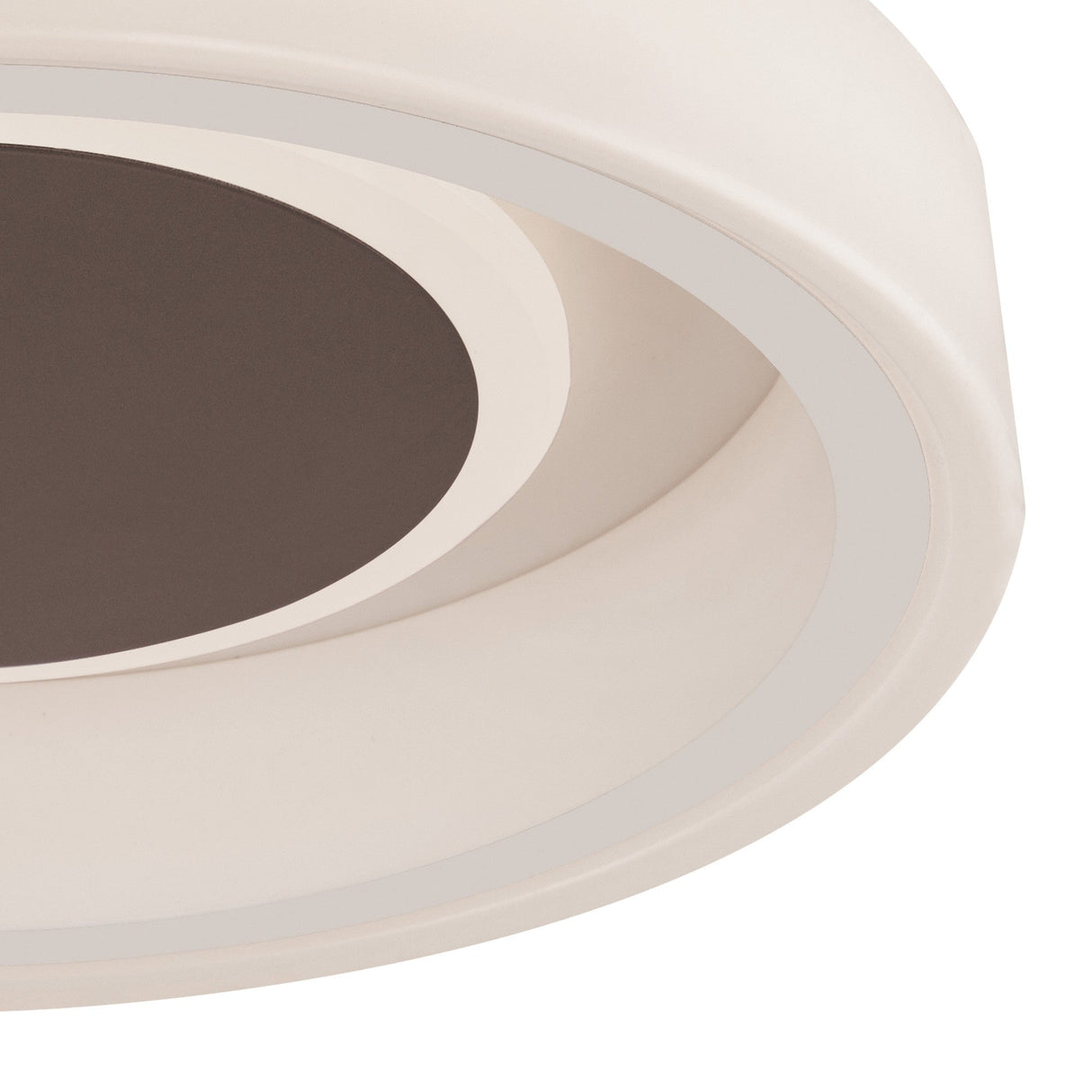 Moca LED Flush Ceiling Light 30W 4000K - White/Mocha
