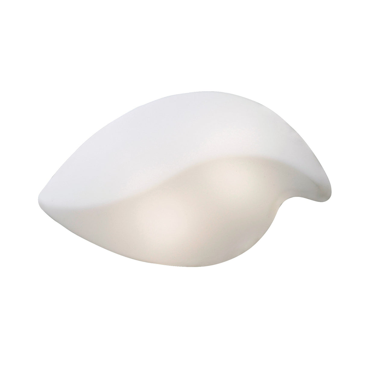 Natura 2 Light Wall/Semi-Flush Ceiling Light - Chrome/White