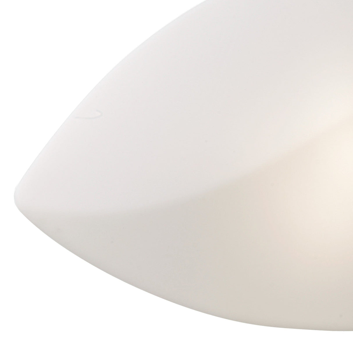 Natura 2 Light Flush Ceiling/Wall Light - Polished Chrome/Opal White