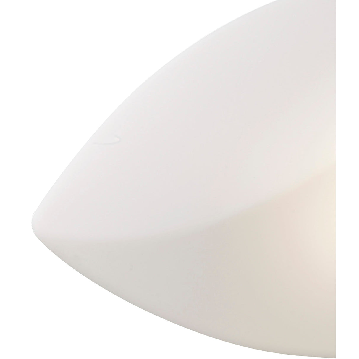Natura 2 Light Outdoor Flush Ceiling/Wall Light - Matt White/Opal White