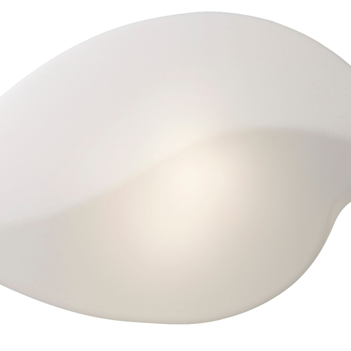 Natura 2 Light Outdoor Flush Ceiling/Wall Light - Matt White/Opal White