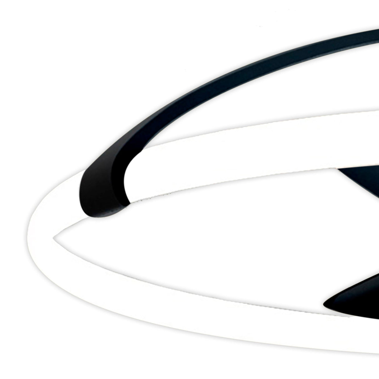 Nepal CCT Dimmable LED Ceiling Retractable Fan Light With Remote, APP & Voice Control - Black