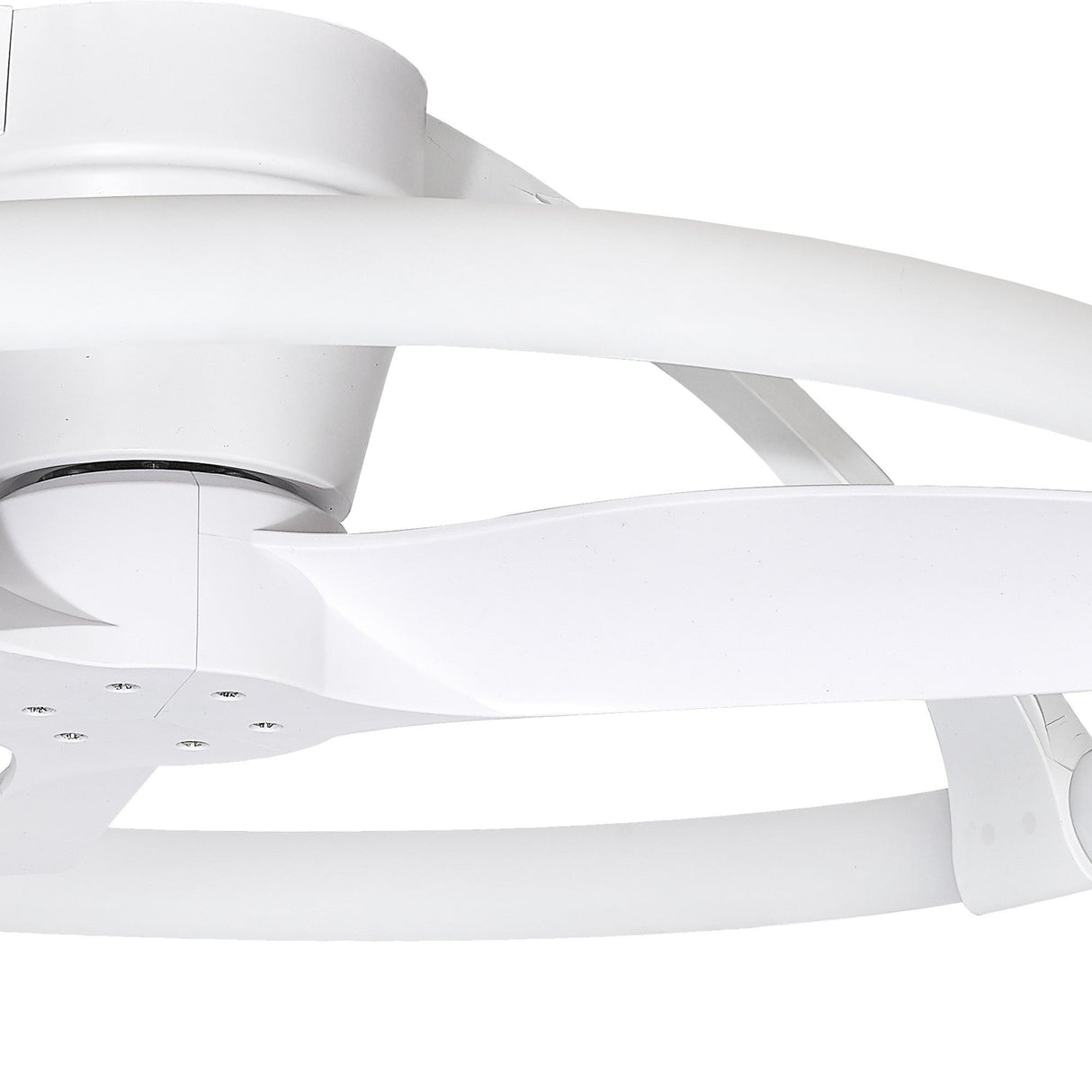 Nepal Mini CCT Dimmable LED Ceiling Fan Light With Remote Control & APP Control - White