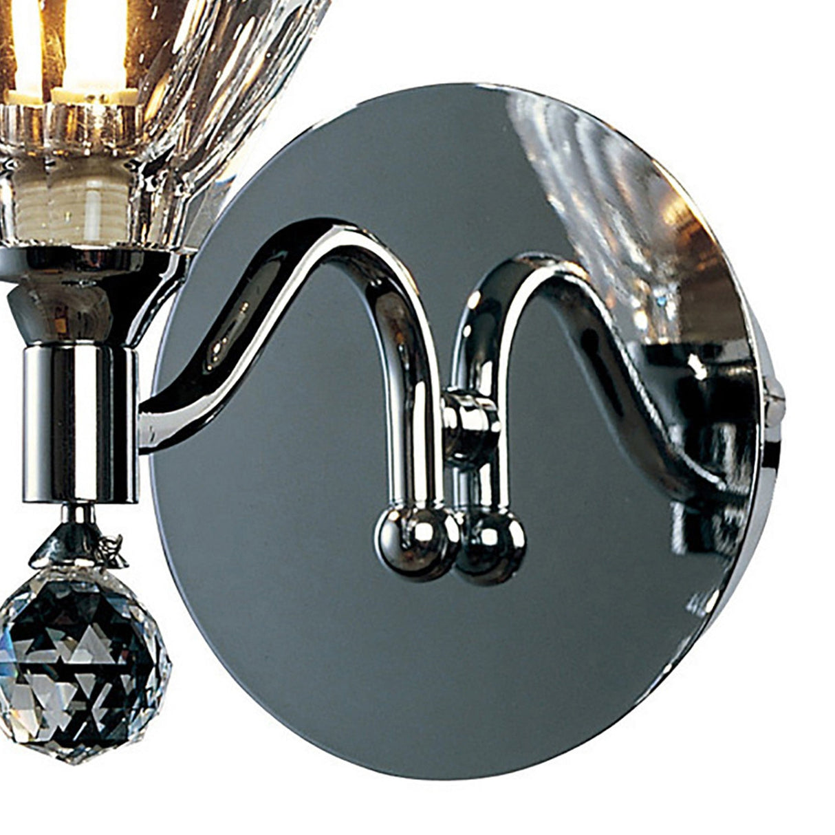Neptune 1 Light Wall Light - Polished Chrome