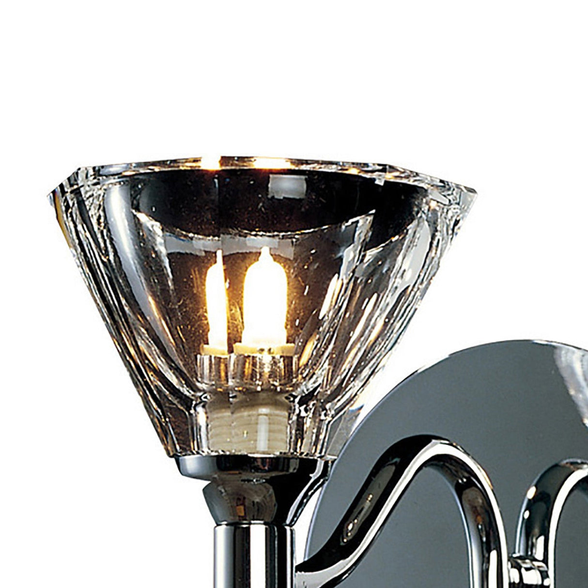 Neptune 1 Light Wall Light - Polished Chrome