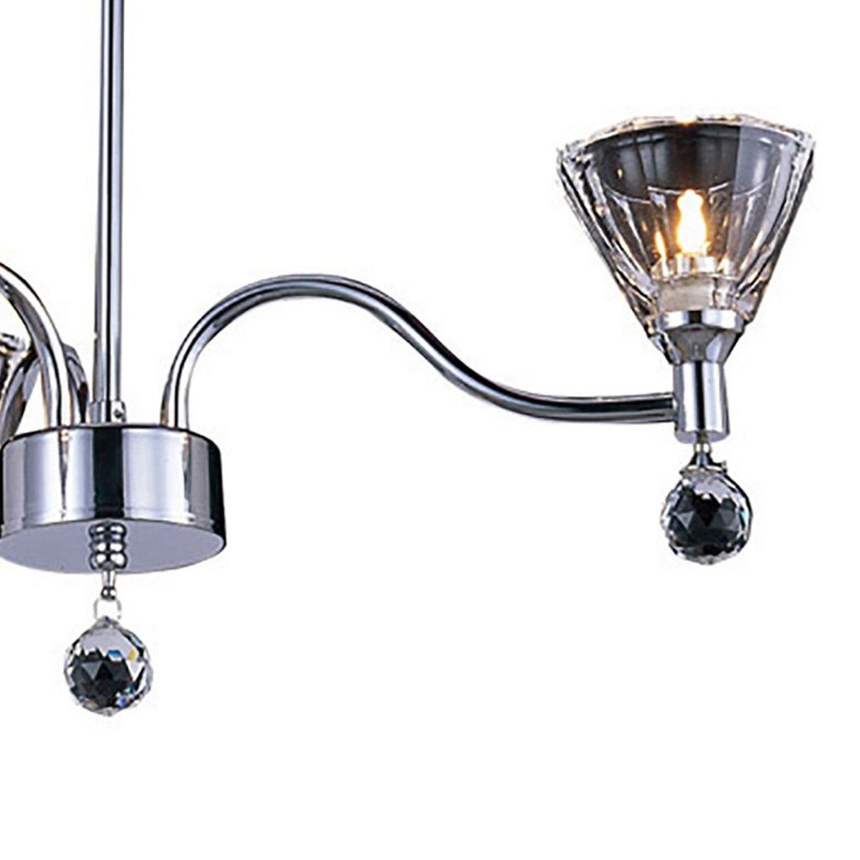 Neptune 52cm Round 3 Light Chandelier - Polished Chrome