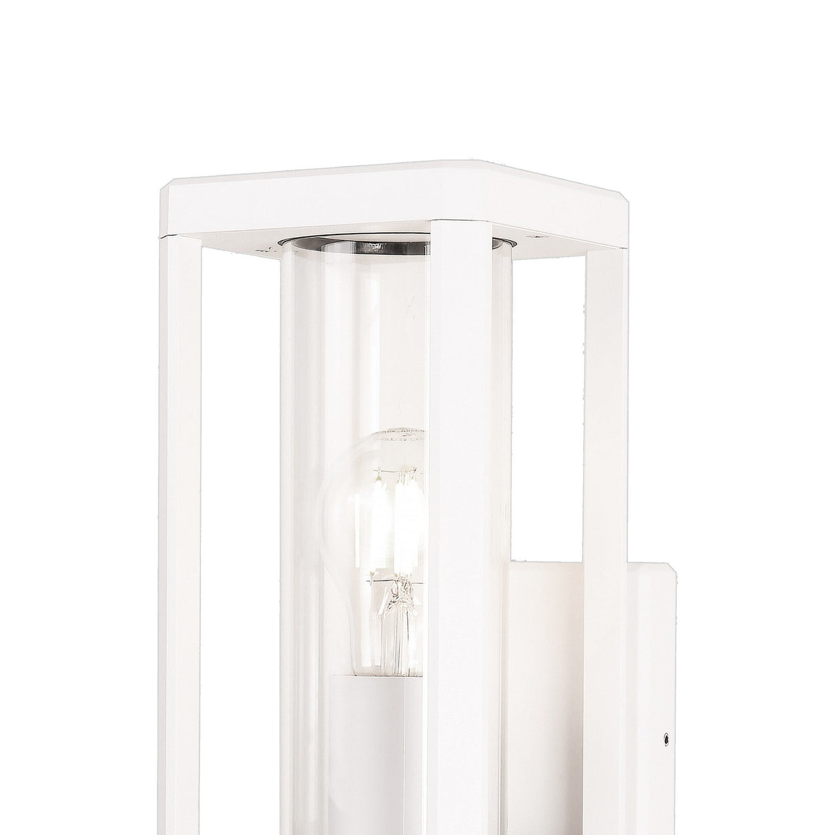 Nevada 1 Light Outdoor Wall Light - Matt White