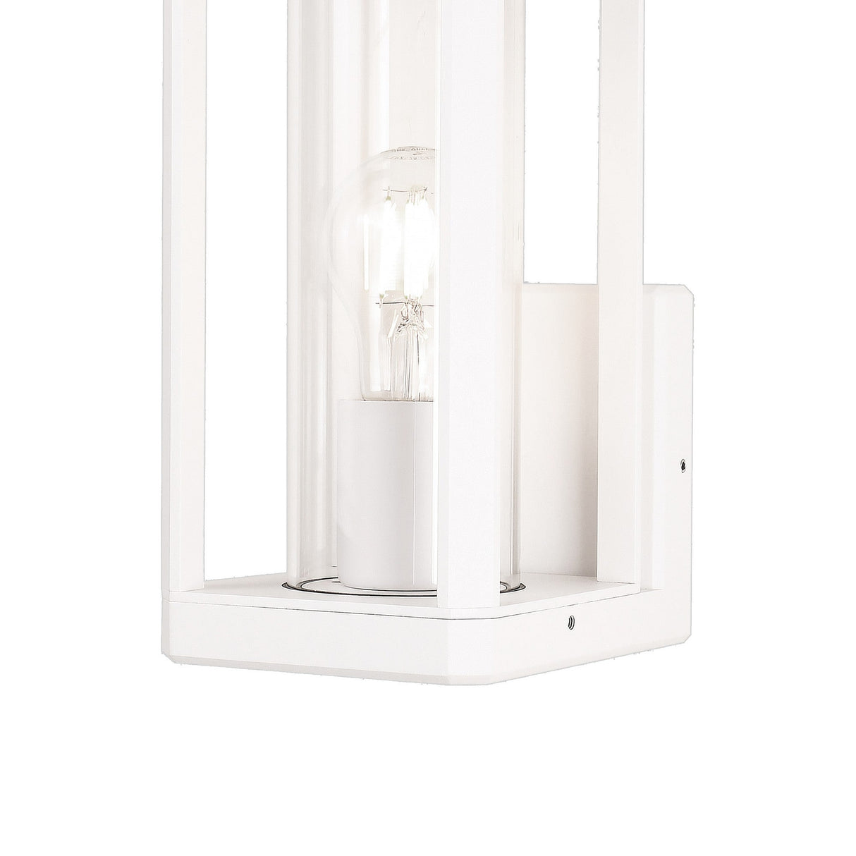Nevada 1 Light Outdoor Wall Light - Matt White