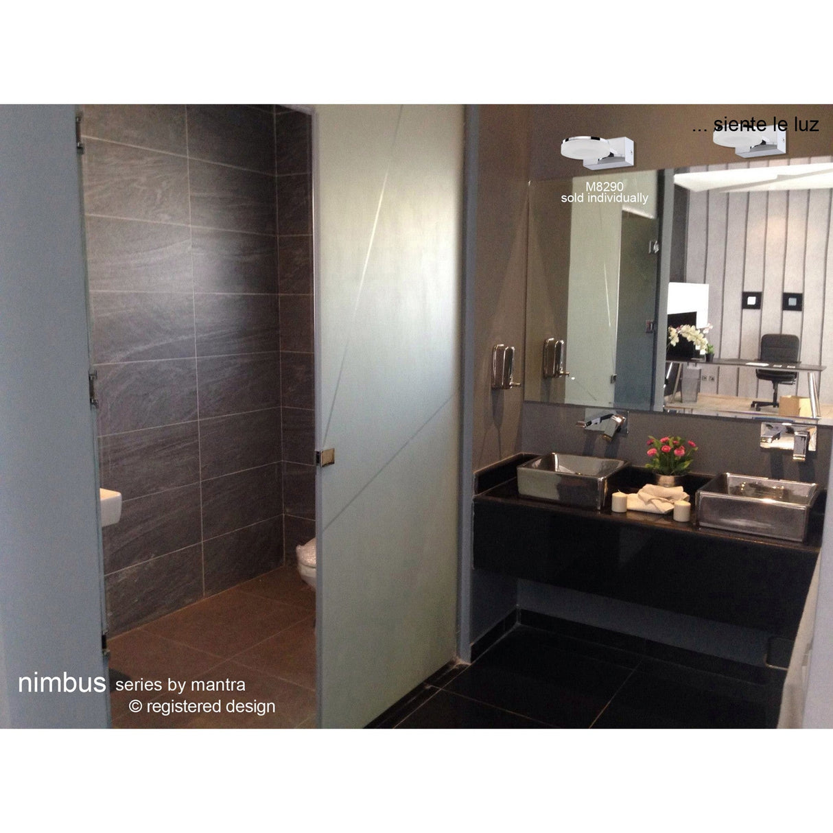 Nimbus LED Wall Light 5W 3000K - Polished Chrome