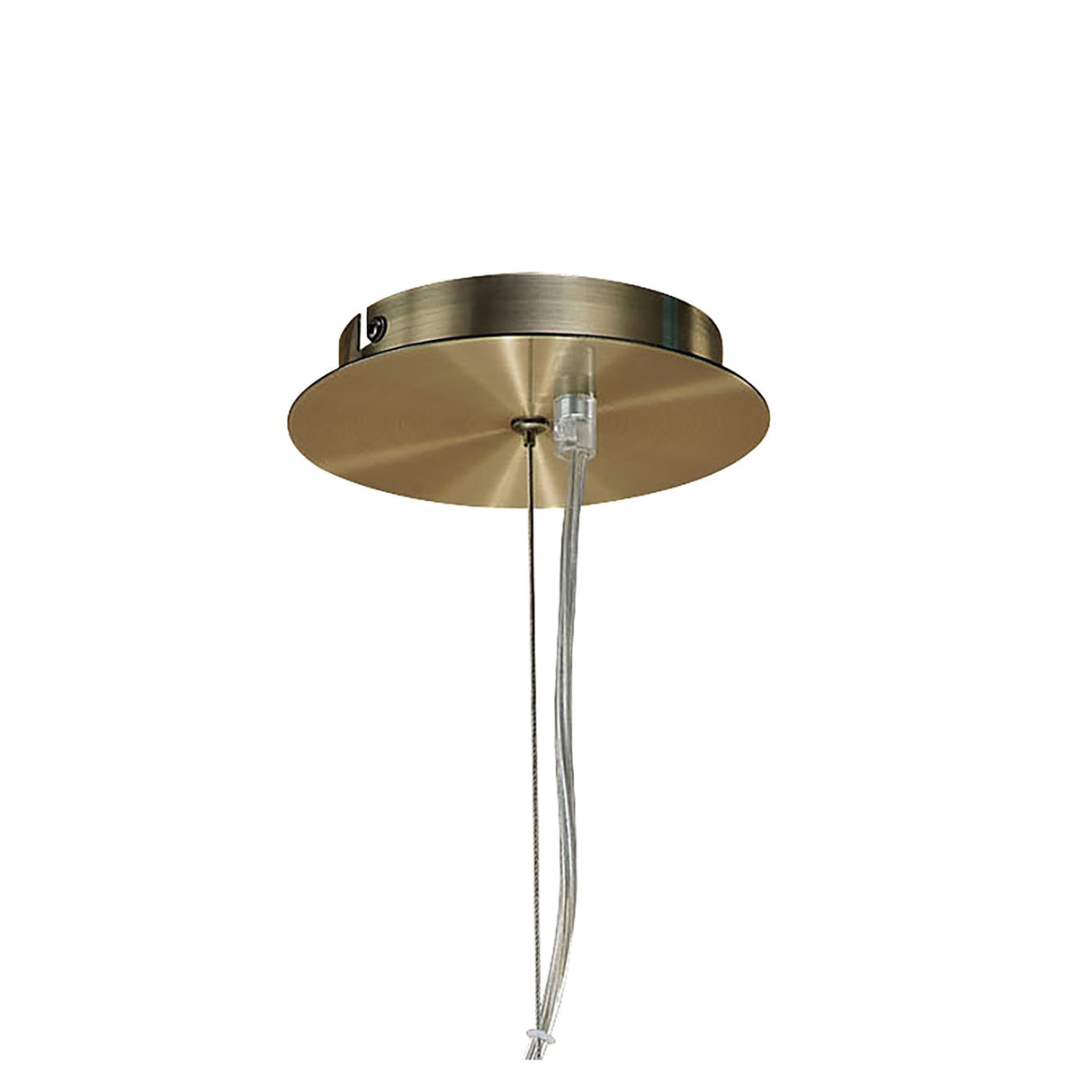 Ninette 4 Light Pendant Light – Brass With Black Shades