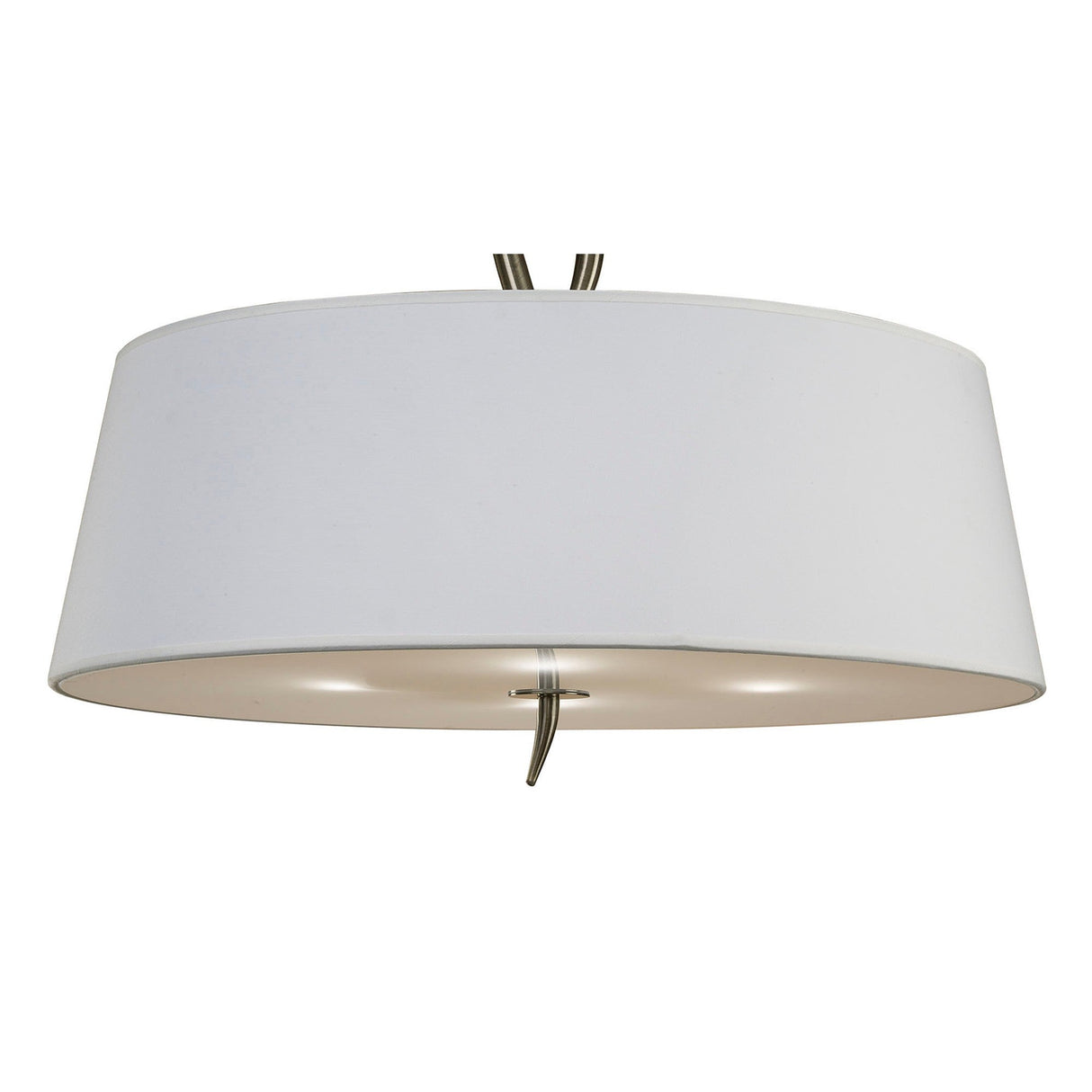 Ninette 4 Light Semi-Flush Ceiling Light - Ivory White