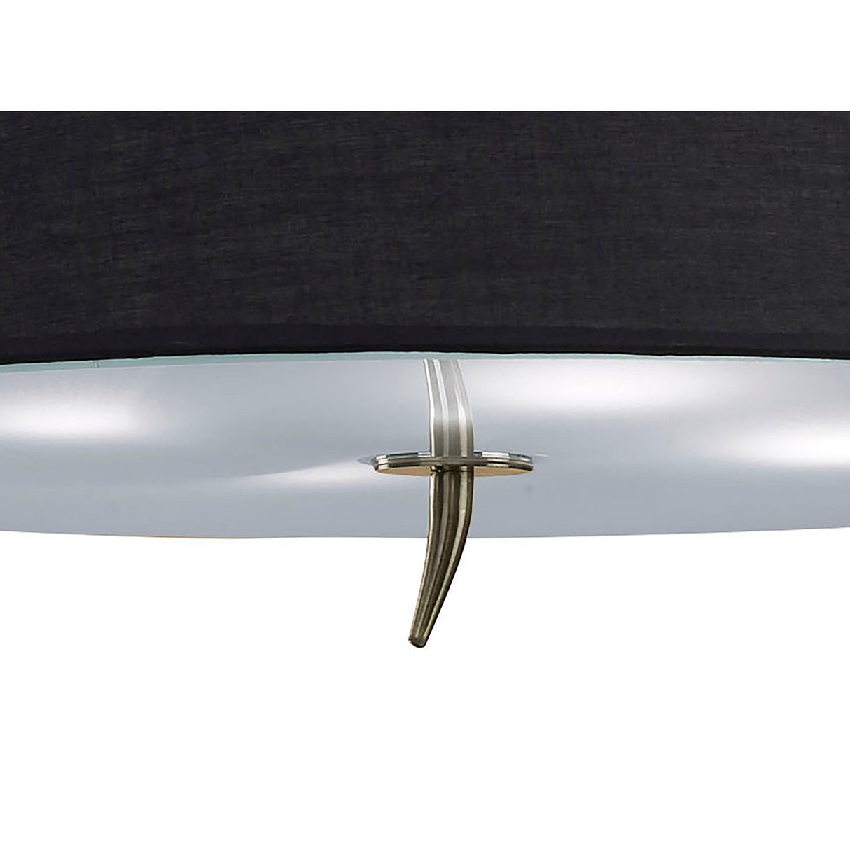 Ninette 4 Light Semi-Flush Ceiling Light - Black