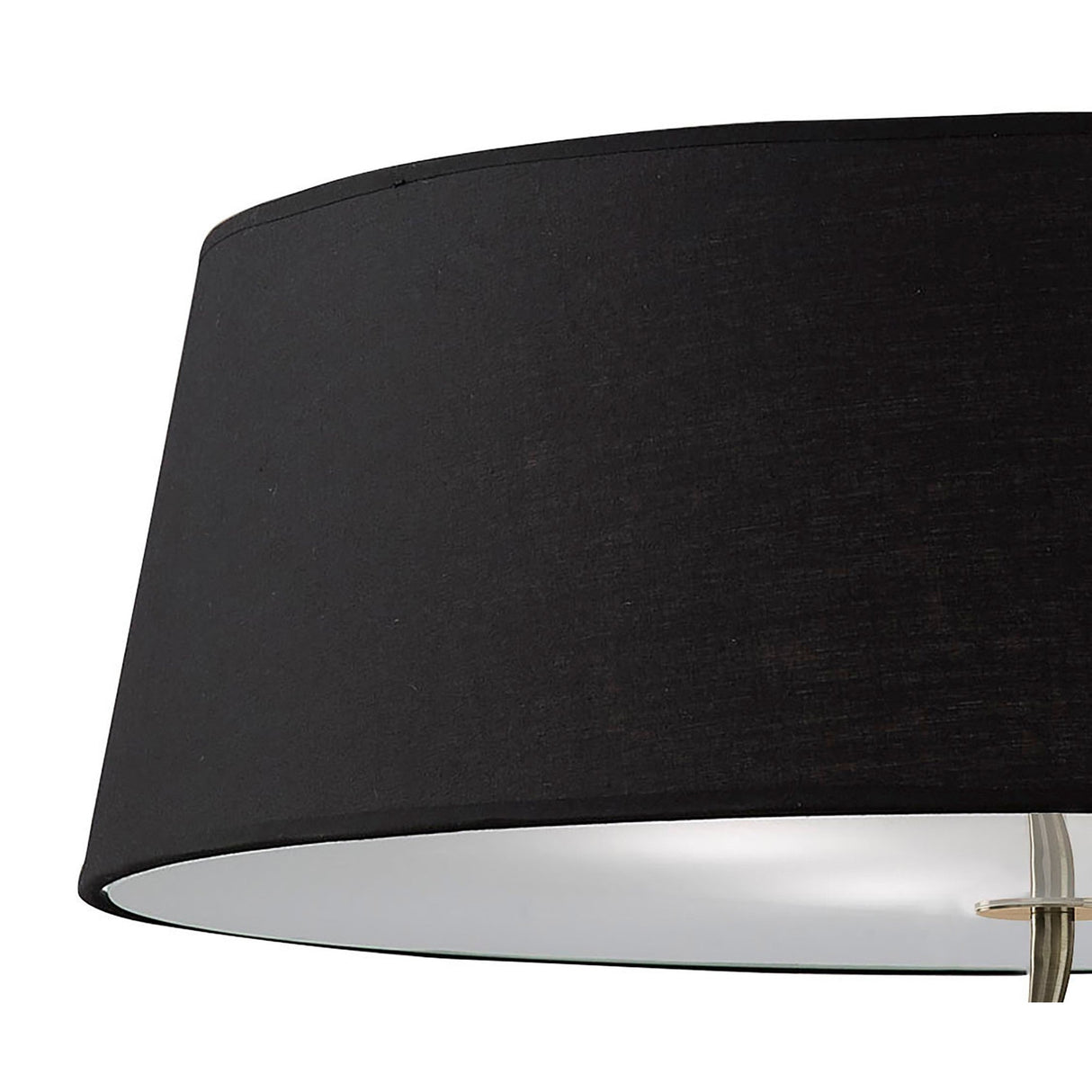 Ninette 4 Light Flush Ceiling Light - Black